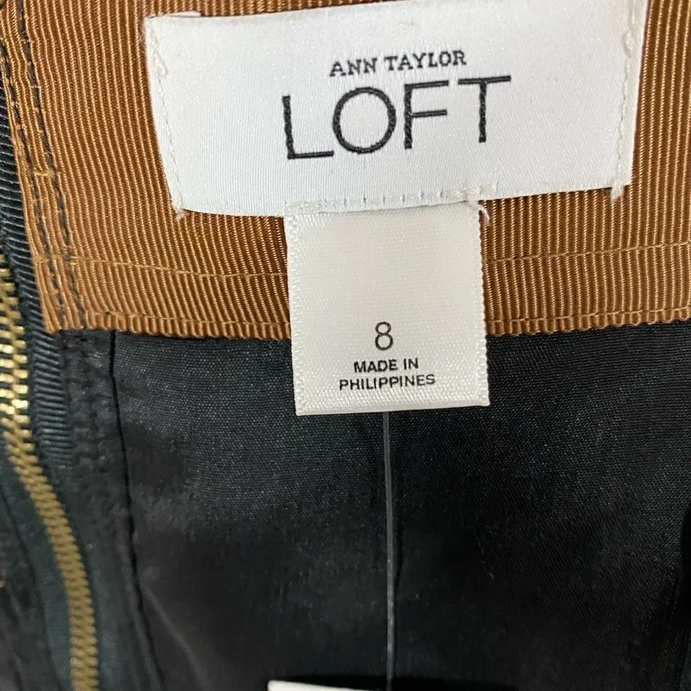 NWT Loft Black Wool Skirt